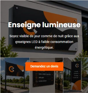 Enseigne lumineuse
